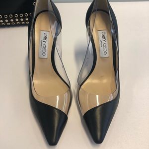 Jimmy Choo Romy PVC Leather Pumps Sz 40